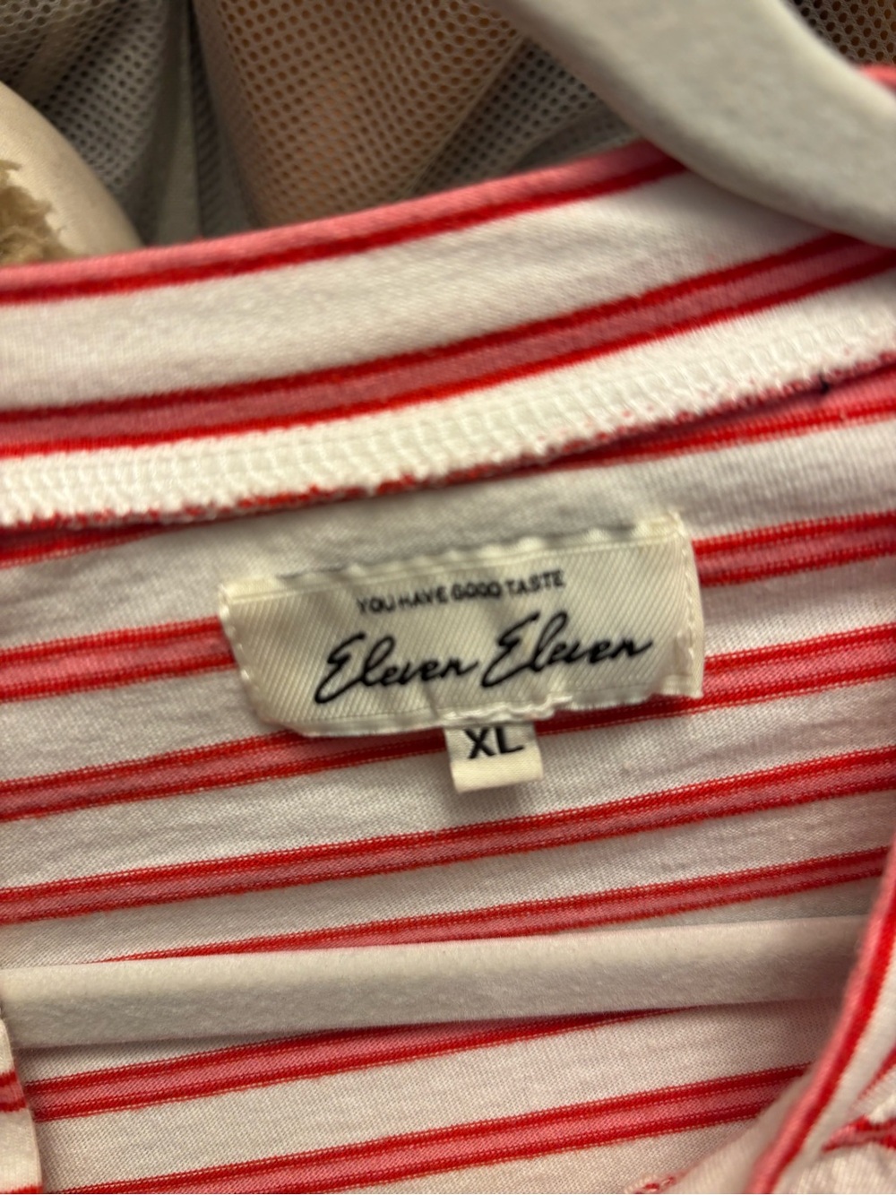 Eleven Eleven Red and Pink Longsleeve Top